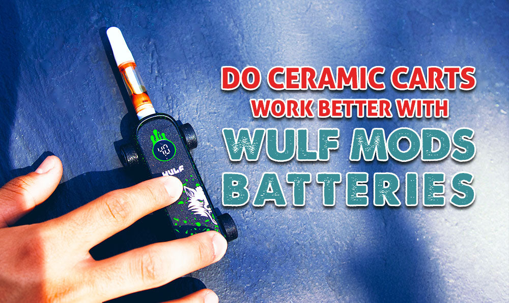 Wulf Deck with ceramic cartridge on wooden park bench with text