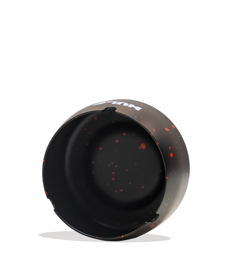Black Red Spatter Wulf Mods Cache Ashtray Inside View on White Background