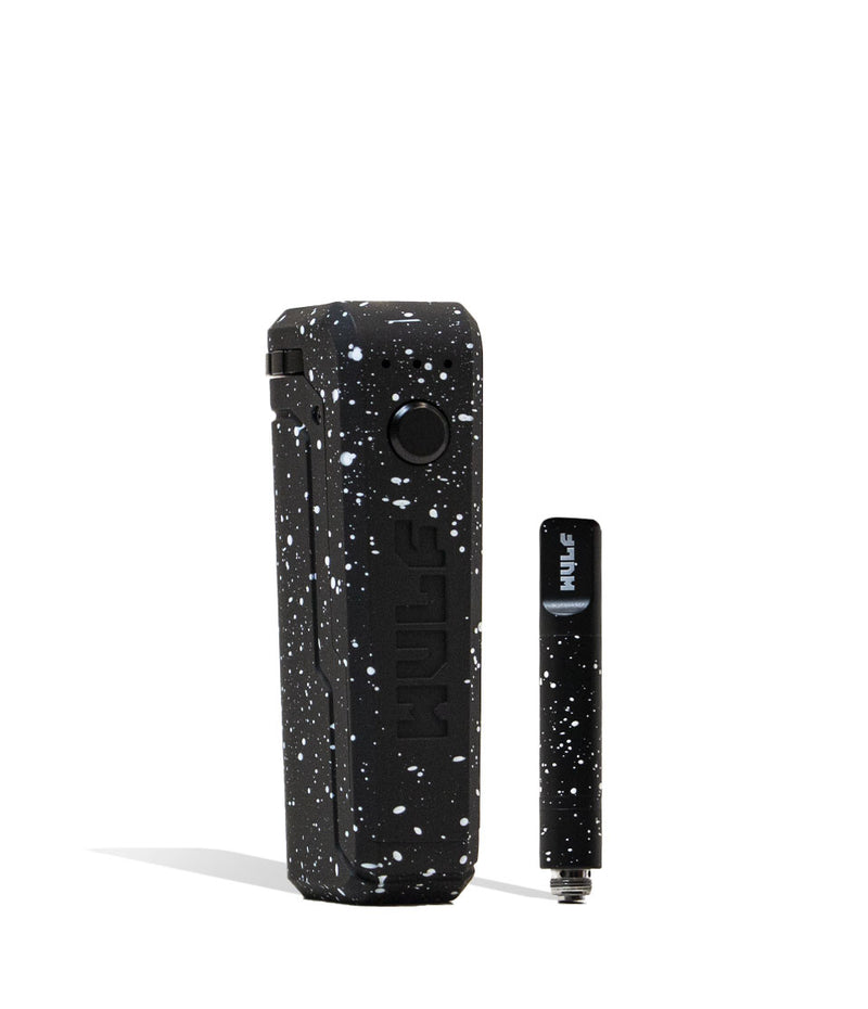 Black White Spatter Wulf Mods UNI Max Concentrate Kit Front View on White Background