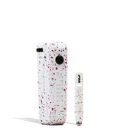 White Red Spatter Wulf Mods UNI Max Concentrate Kit Front View on White Background