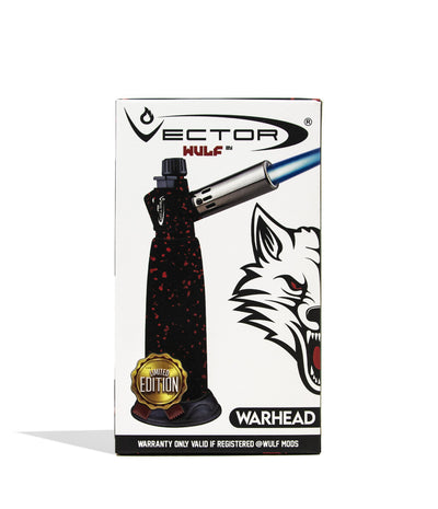 Black Red Spatter Wulf Mods Warhead Torch Packaging on white background