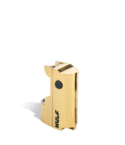 Gold Wulf Mods Micro Plus Cartridge Vaporizer Above View on White Background