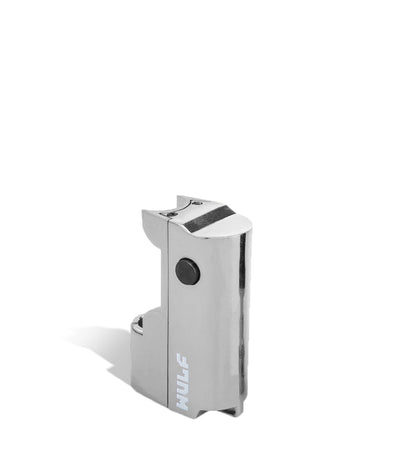 Silver Wulf Mods Micro Plus Cartridge Vaporizer Above View on White Background