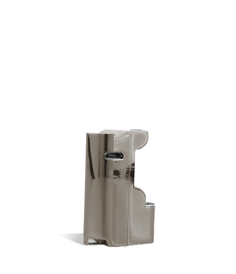 Gunmetal Wulf Mods Micro Plus Cartridge Vaporizer Back View on White Background