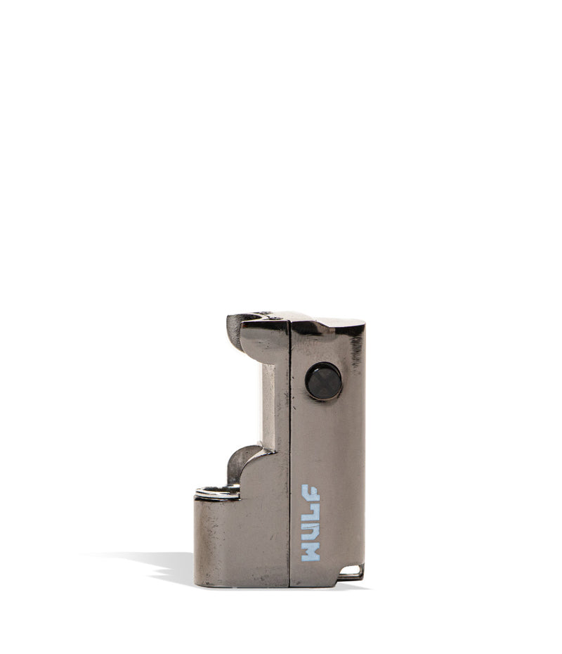 Gunmetal Wulf Mods Micro Plus Cartridge Vaporizer Front View on White Background