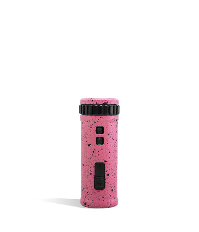 Pink Black Spatter Wulf Mods UNI S Back View Adjustable Cartridge Vaporizer on White Background