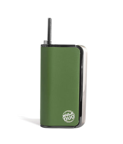 Green Wulf Mods Duo 2 in 1 Cartridge Vaporizer Front View on White Background