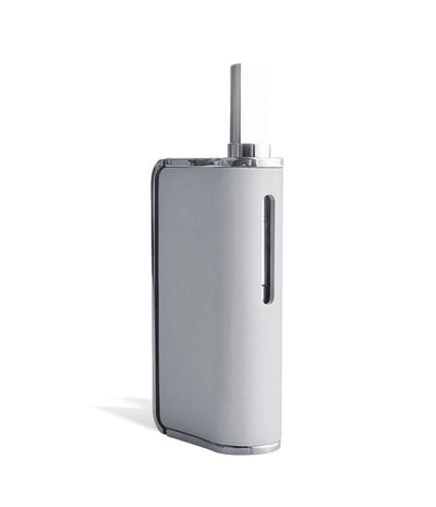 Silver Wulf Mods Duo 2 in 1 Cartridge Vaporizer Side View on White Background