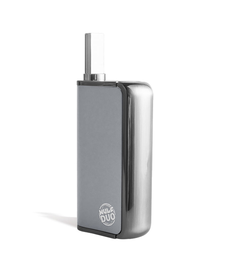 Silver Wulf Mods Duo 2 in 1 Cartridge Vaporizer Front Side View on White Background