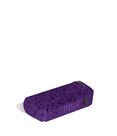 Purple Black Spatter Wulf Mods UNI Adjustable Cartridge Vaporizer Down 2 View on White Background